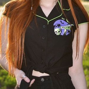 Killstar Kon-Tiki Crop Shirt